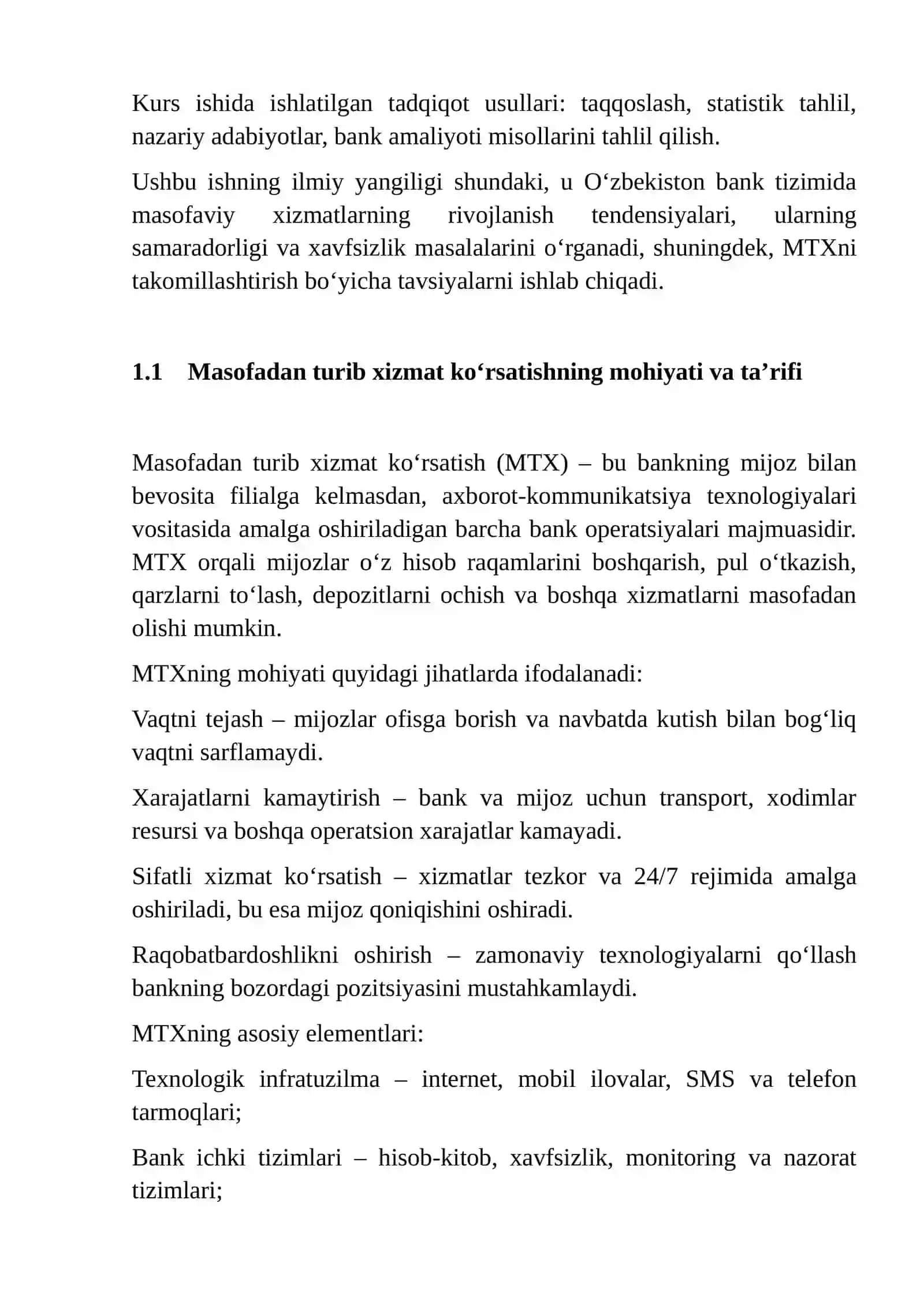MIJOZLARGA MASOFADAN TURIB XIZMAT KO'RSATISHNING MAZMUNI,AHAMIYATI VA UNI TAKOMILLASHTIRISH 4