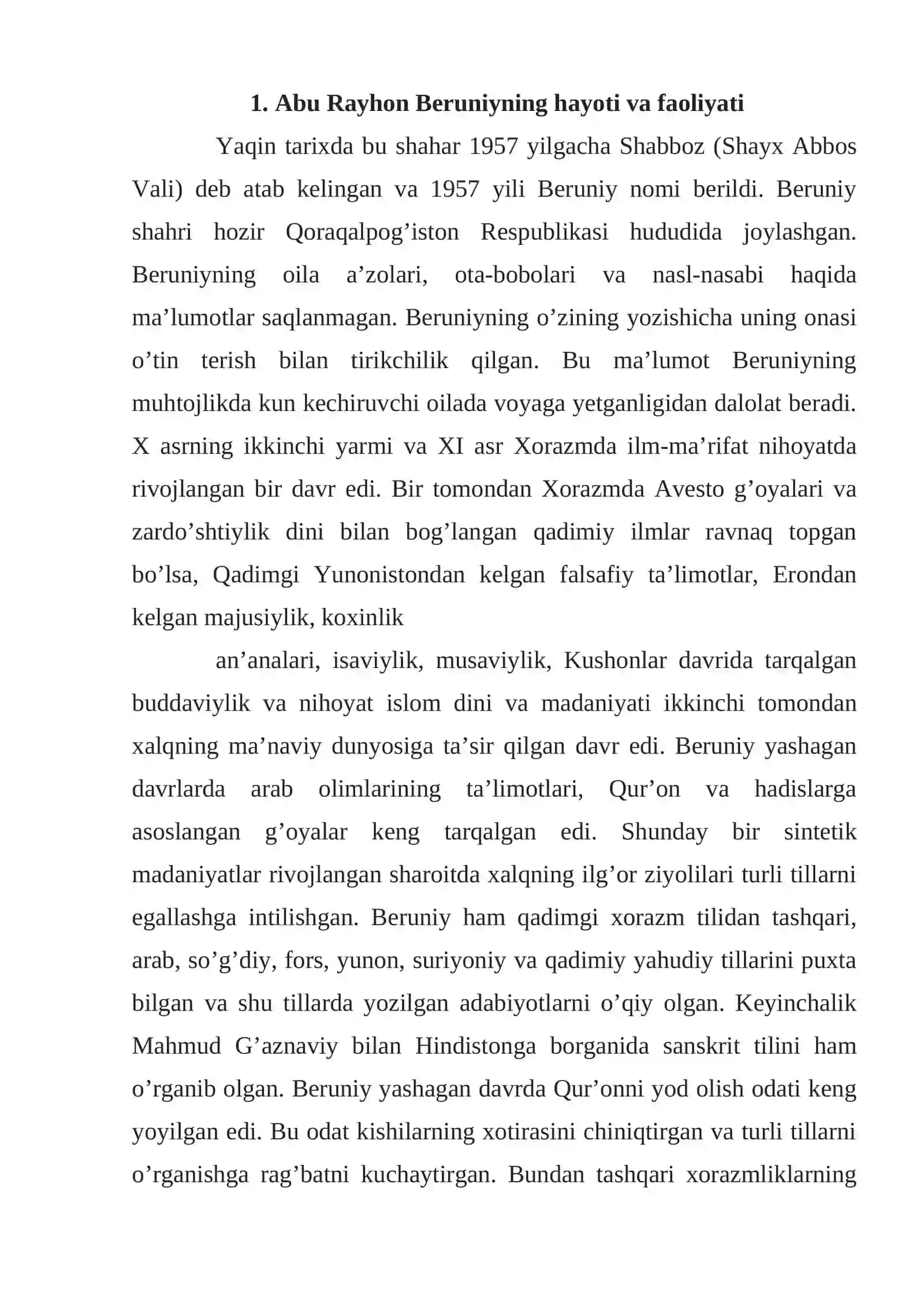 Abu Rayhon Beruniy Hayoti va Faoliyati 4