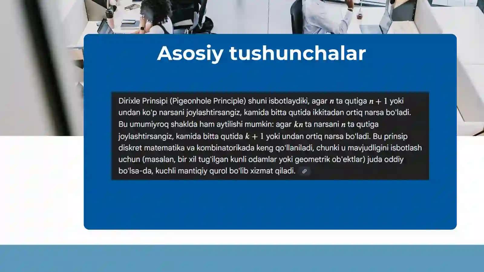 Dirixle prinsipi (Pigeonhole Principle 4