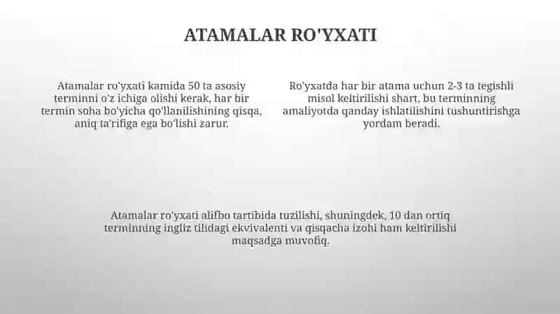 "Mutaxassisligim haqida" mikromavzuto'g'risi terminologik glossariy 4