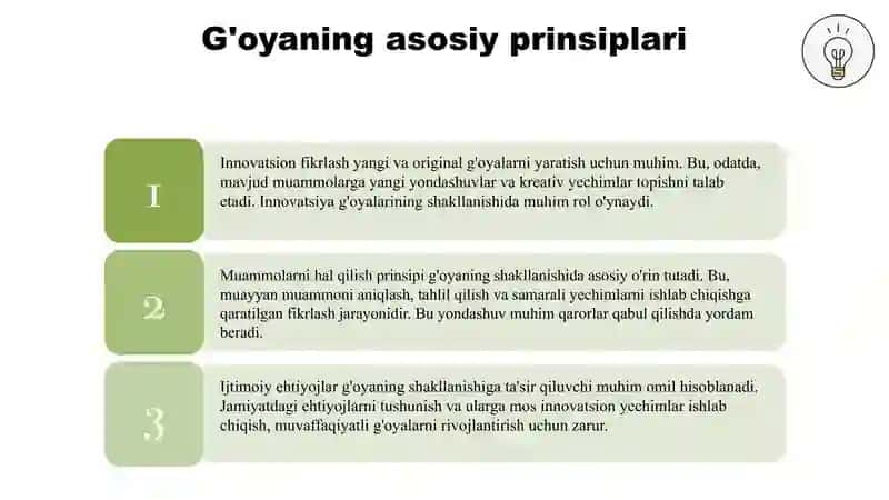 G'oyaning shakllanishi va uni amalga oshirish yo'llari 4
