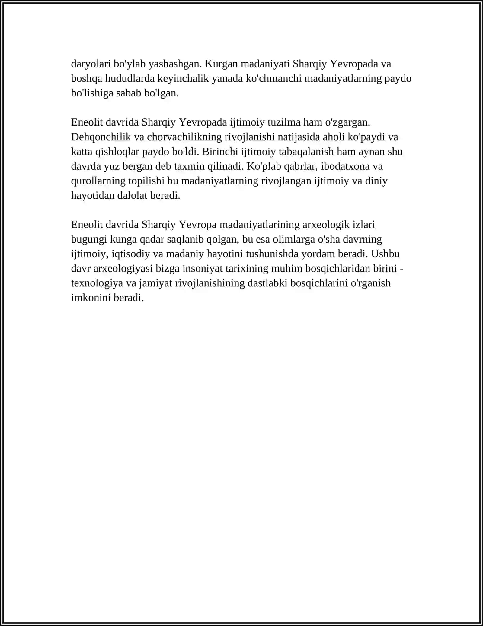 SHARQIY YEVROPANING ENEOLIT-BRONZA DAVRIDA ARXEOLOGIYASI 4