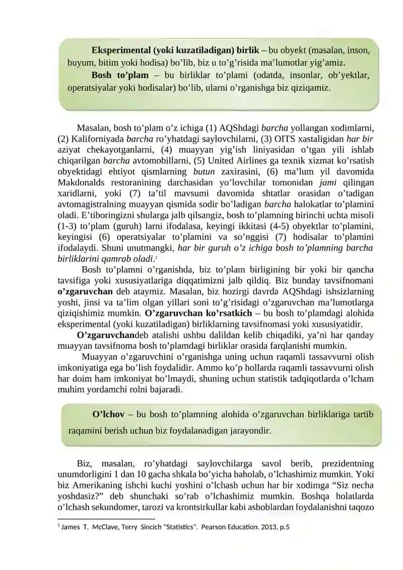 STATISTIKA FANIGA KIRISH 4