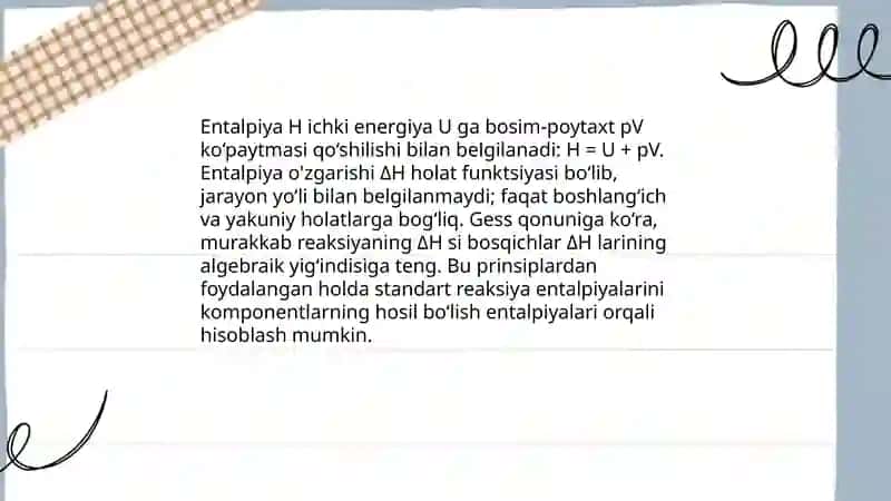 Gess qonuni va undan kelib chiqadigan xulosalar 4