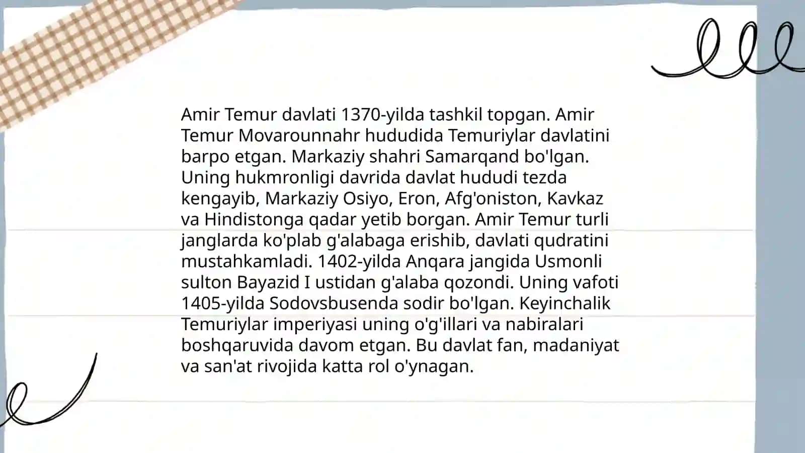 Amir Temur buyuk davlat arbobi 4