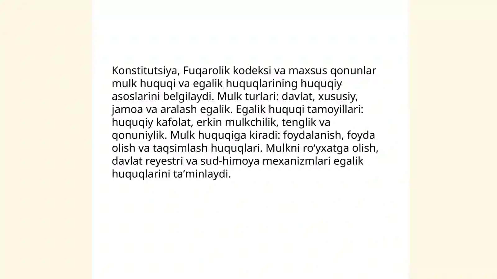Mulkchilik munosabatlari va ijtimoiy soha 4