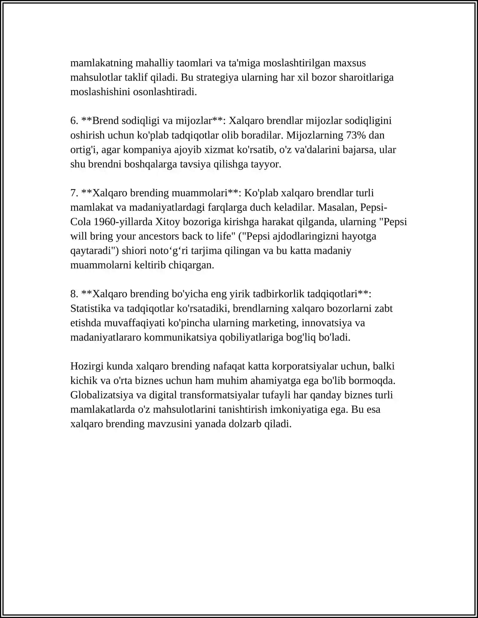 XALQARO MARKETING STRATEGIYALARI 4
