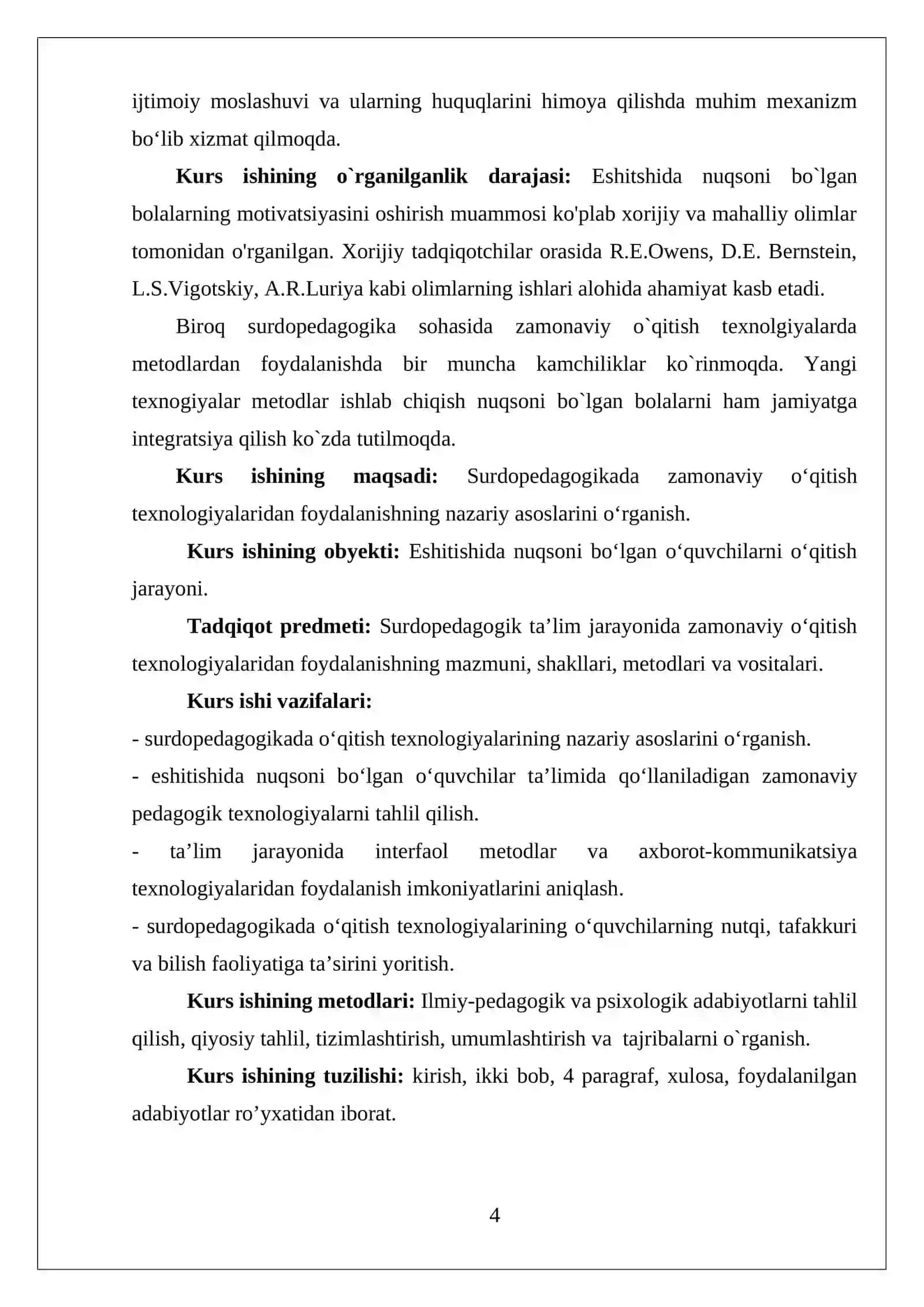 Surdopedagogikada o`qitish texnologiyalaridan foydalanish 4