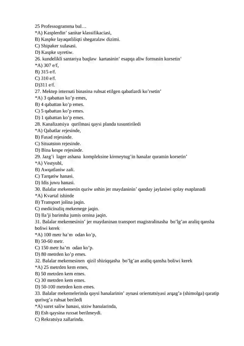 №17. Mekteplerdi shuqirlastirilg’an sanitar gigiyenik tekseriw, protokol du’ziw 4