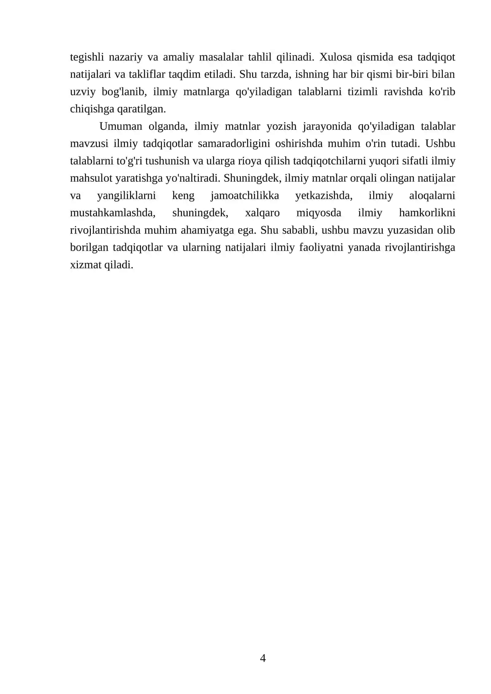 NODIRNING DINSHUNOSLIK FANIDAN TAYYORLAGAN MUSTAQIL ISHI 4
