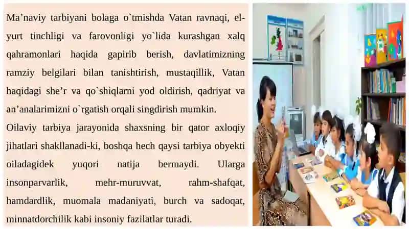 Bola ta’lim-tarbiyasida mahalla, oila va maktabgacha ta’lim tashkilotlari hamkorlik ko’nikmalarini shakillantirish va tizimni takomillashtirishning samaradorligi 4