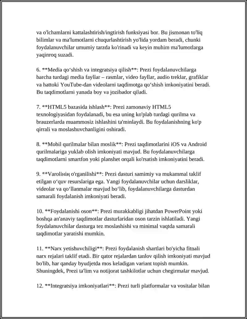 PREZI DASTURIDA ISHLASH VA TAQDIMOT YARATISH 4