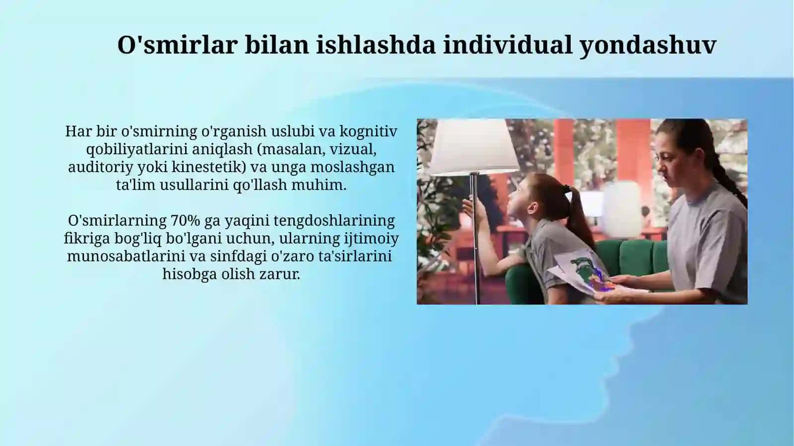 O‘smirlarni psixologik - pedagogik o‘rganishning o‘ziga xos xususiyatlari 4