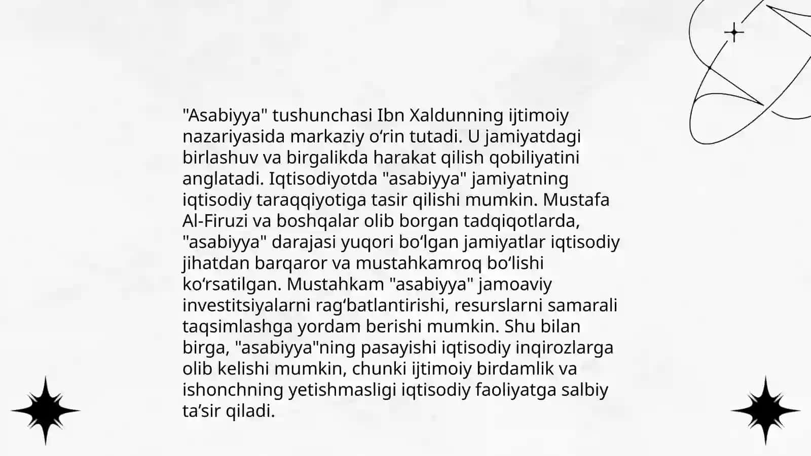 Ibn-Xoldun iqtisodiy g'oyalari 4