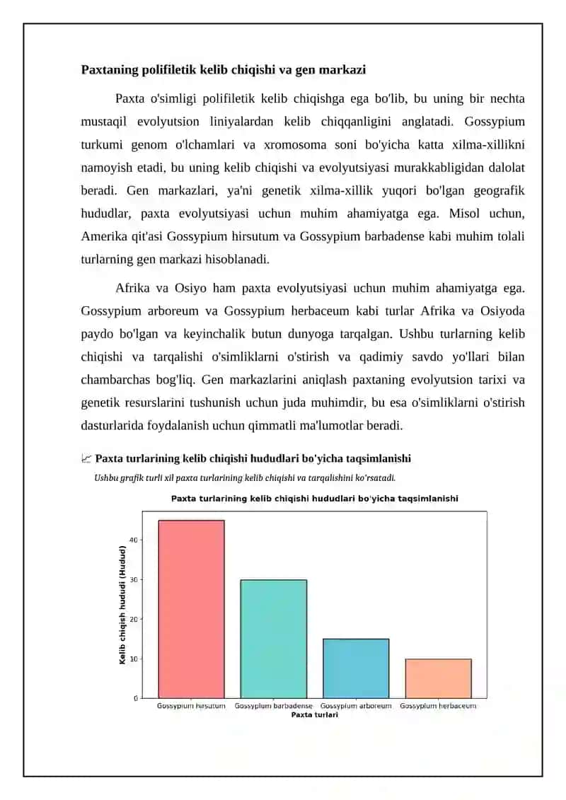 G’o’zaning kelib chiqishi,tarqalishi va sistematikasi 4