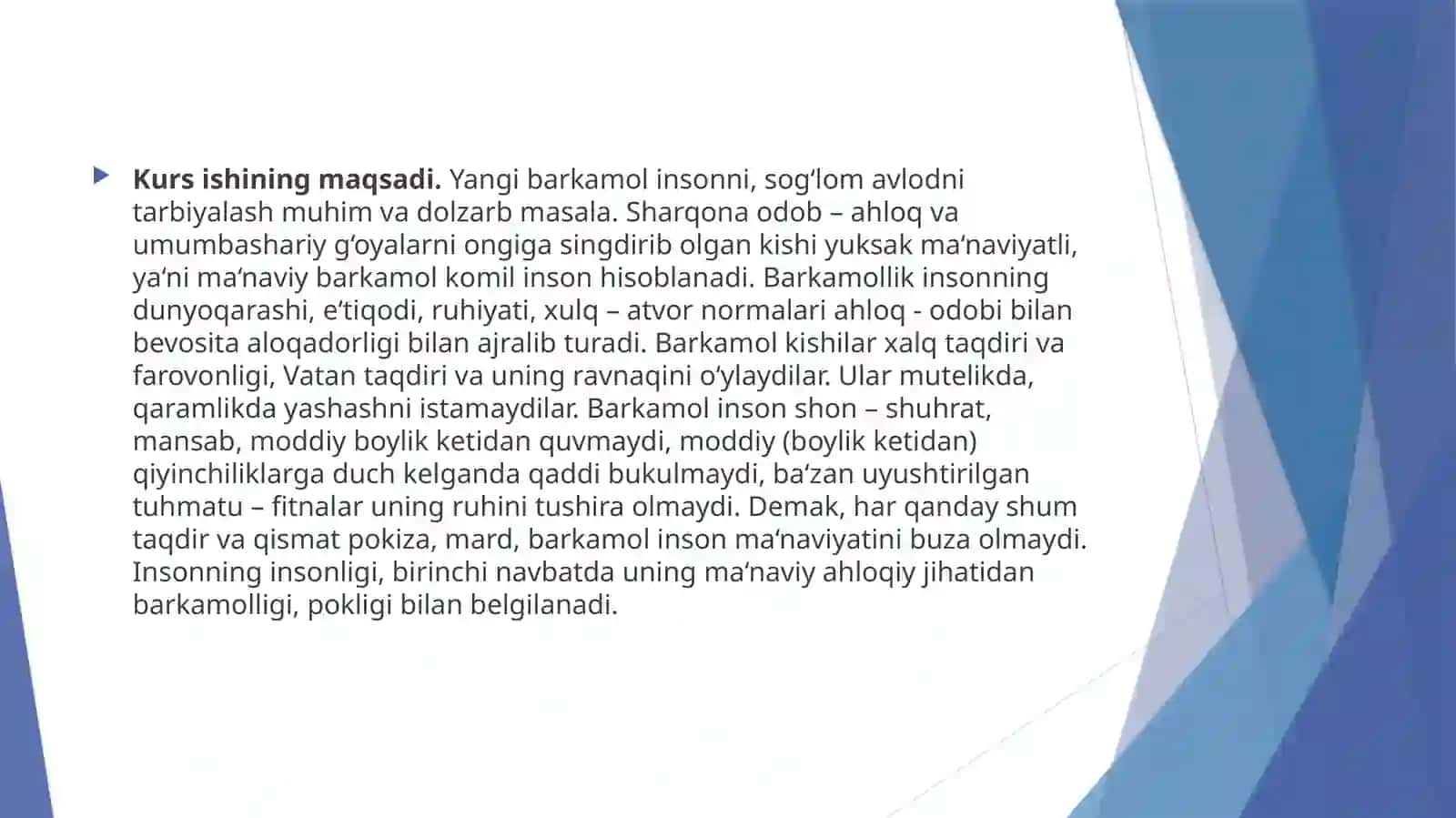 Barkamol shaxs kamolotida musiqa tarbiya masalalari 4