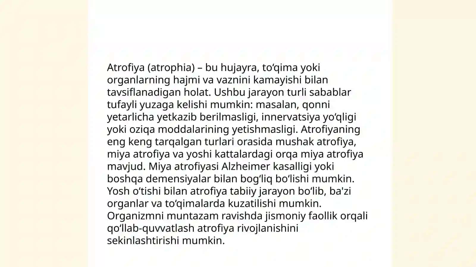 Funksional va patologik holat va jarayonlarni ifodalovchi yakka atama elementlari(lotin tilida) 4
