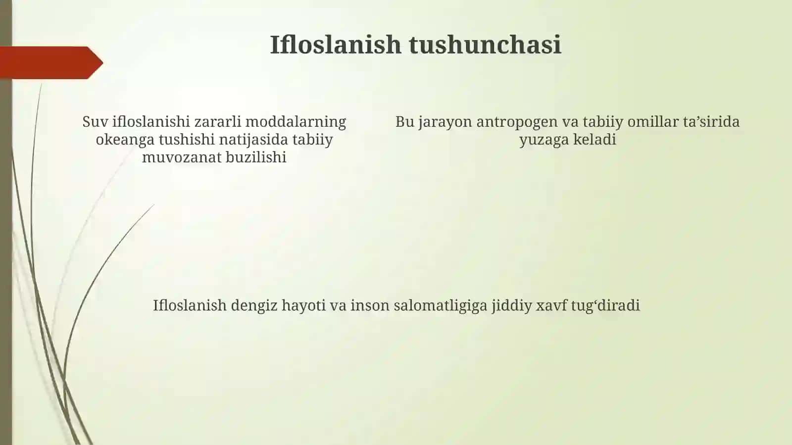 Hind okeani suvning ifloslanishi va uni oldini olish masalalari tahlil qilish 4