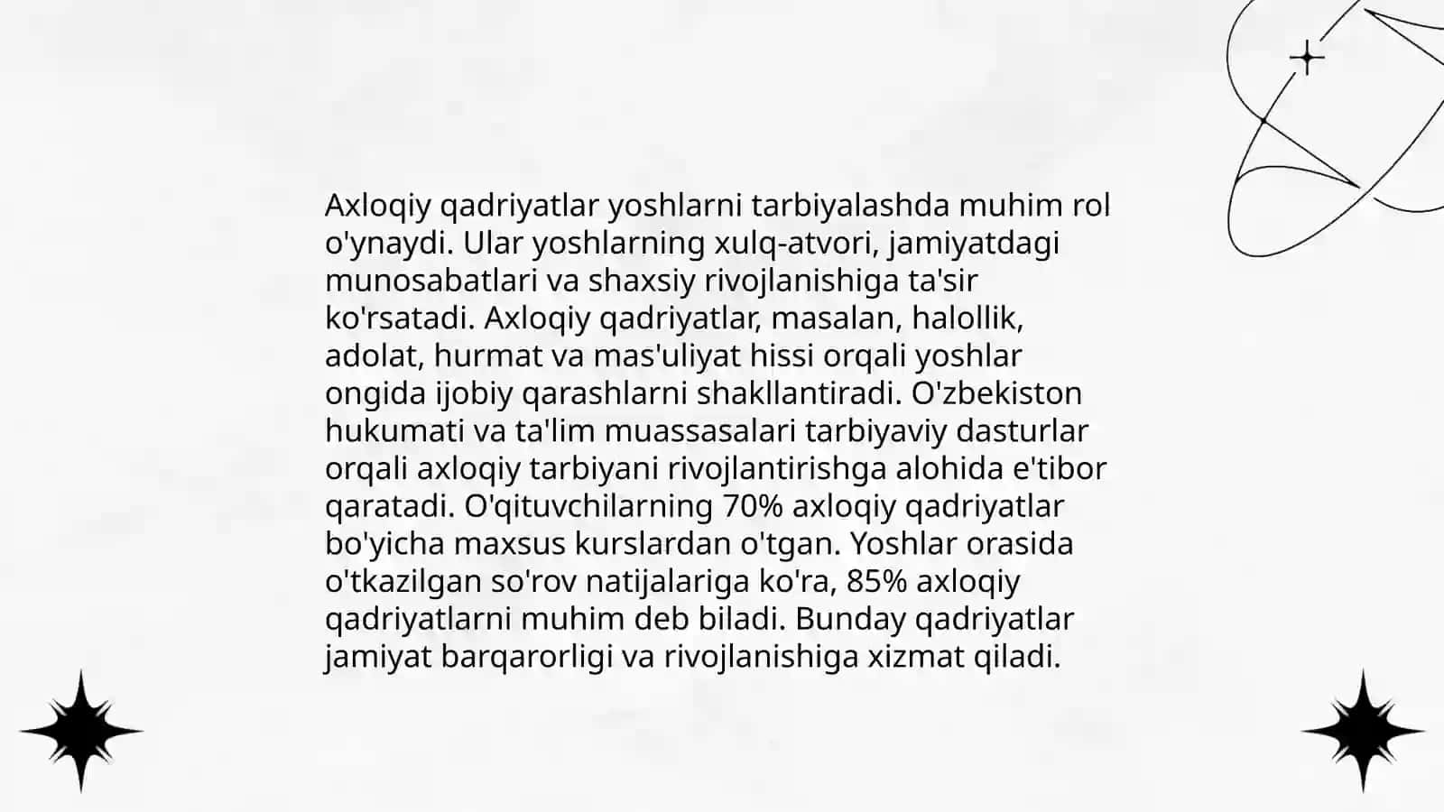 Maʼnaviy tarbiyaviy soat mashg'ulotlarini tashkil etish usullari 4