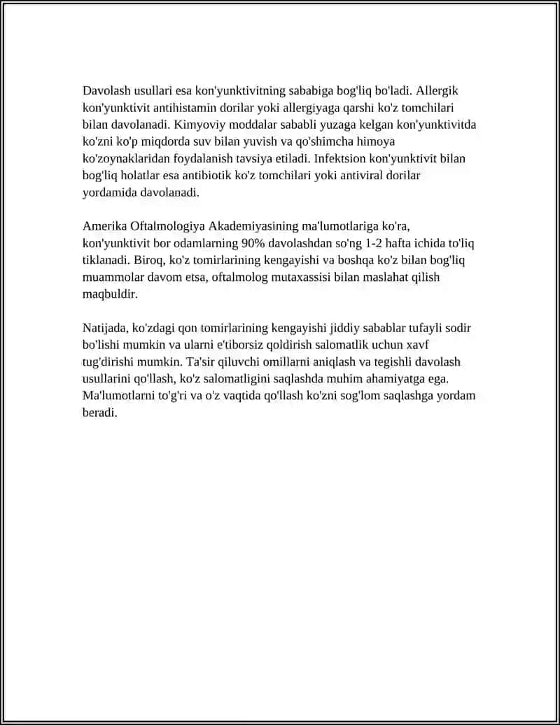 KOVIDDA KO'ZDAGI O'GARISHLAR 4