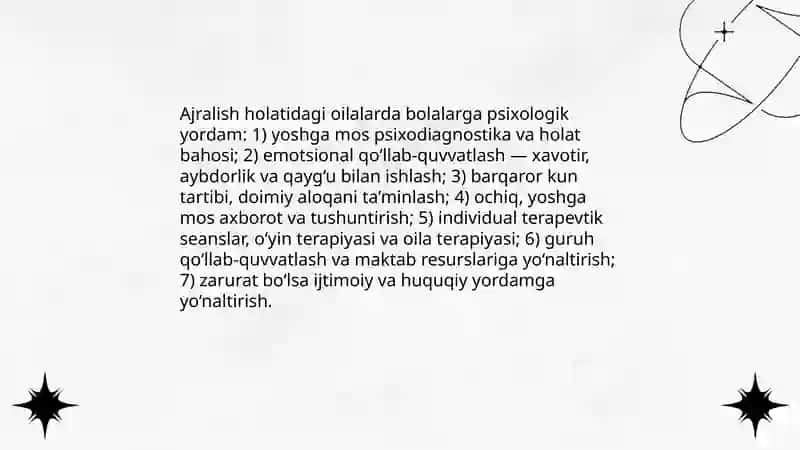 Ajralish holatidagi oilalar bilan ijtimoiy ish 4