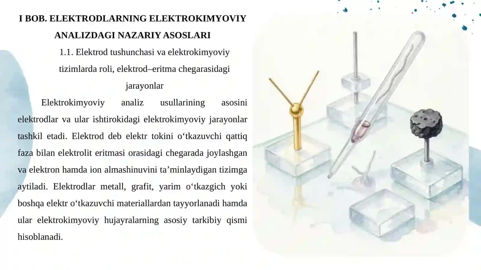 Elektrodlarning klassifikatsiyasi va turlari 4