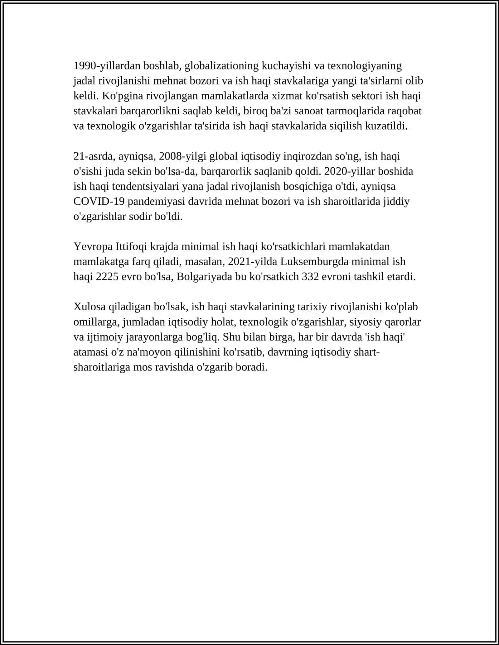 ISH HAQI STAVKALARI DIFFERENTSIASIYASI (TABAQALASHUVI) 4