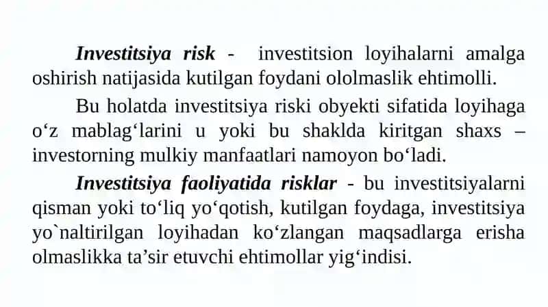 Investitsiyariski 4