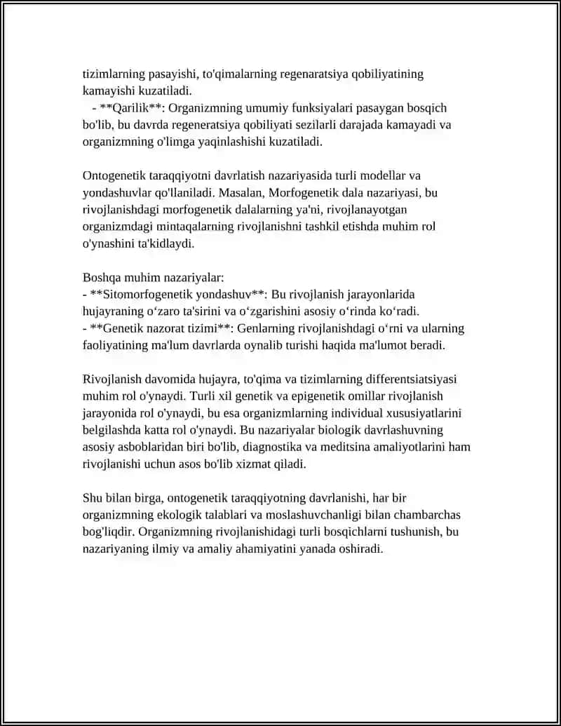 ONTOGENETIK TARAQQIYOTNI DAVRLATISH MUAMMOSI 4