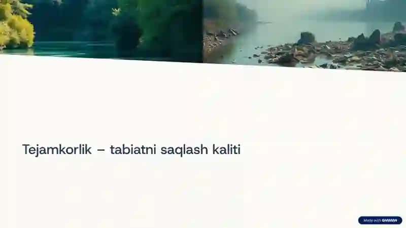 Tejamkorlik: Tabiatga va Oila Byudjetiga Yordam 4