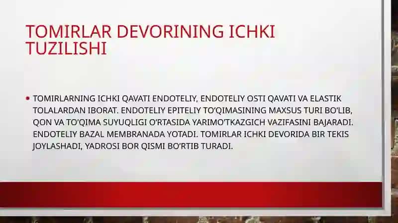 Qon tomir endoteliysining funksiyalari 4