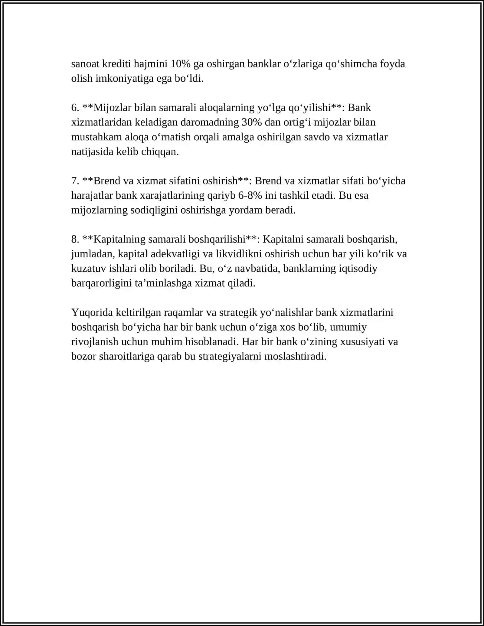 BANK MANAGEMENT AND MARKETING 4