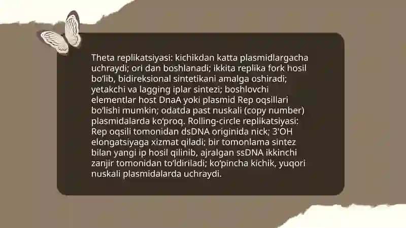 Mikroorganizmlarning genetikasi va õzgaruvchanligi 4