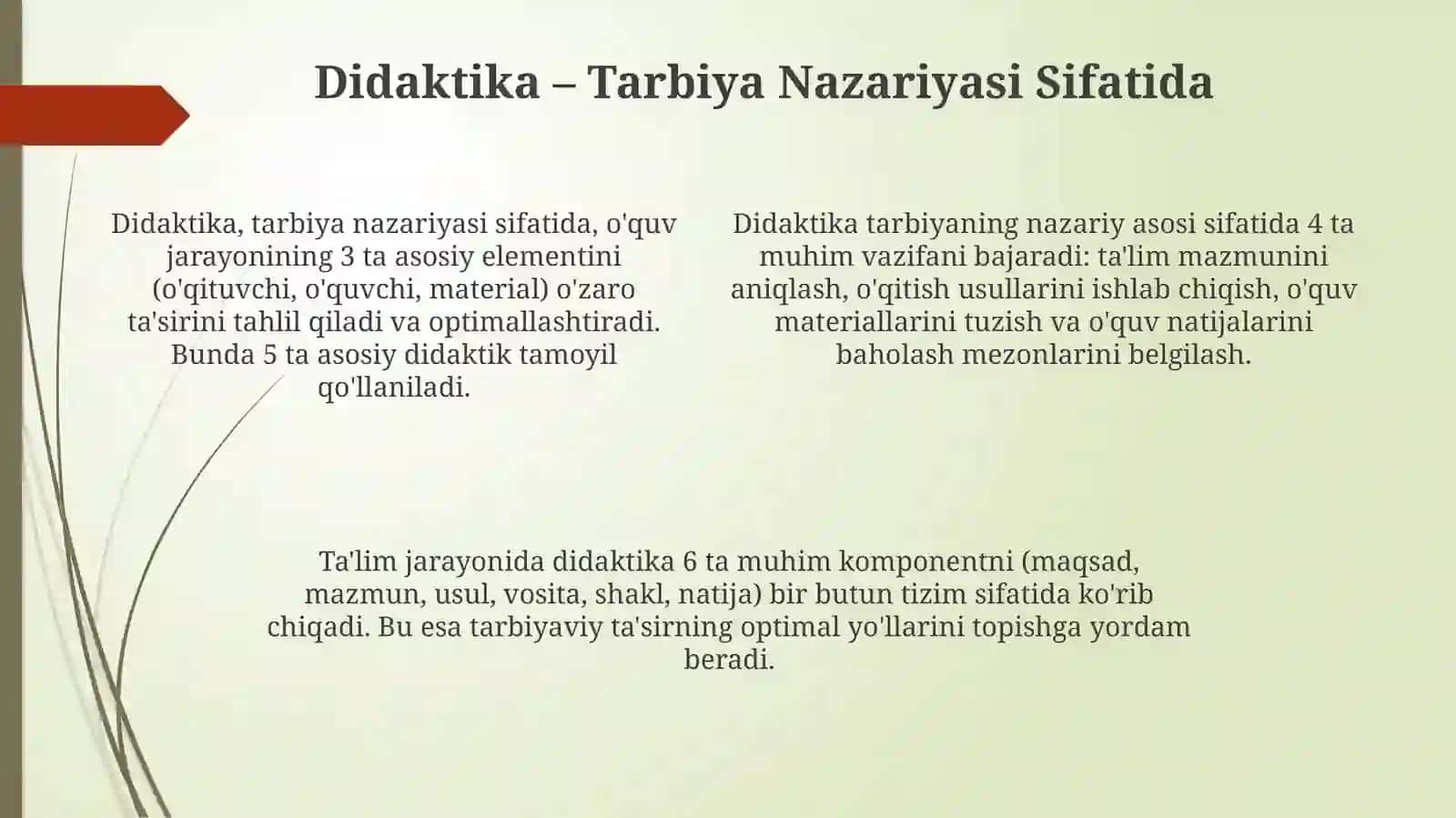 Tarbiyaning Maqsad va Vazifalari 4
