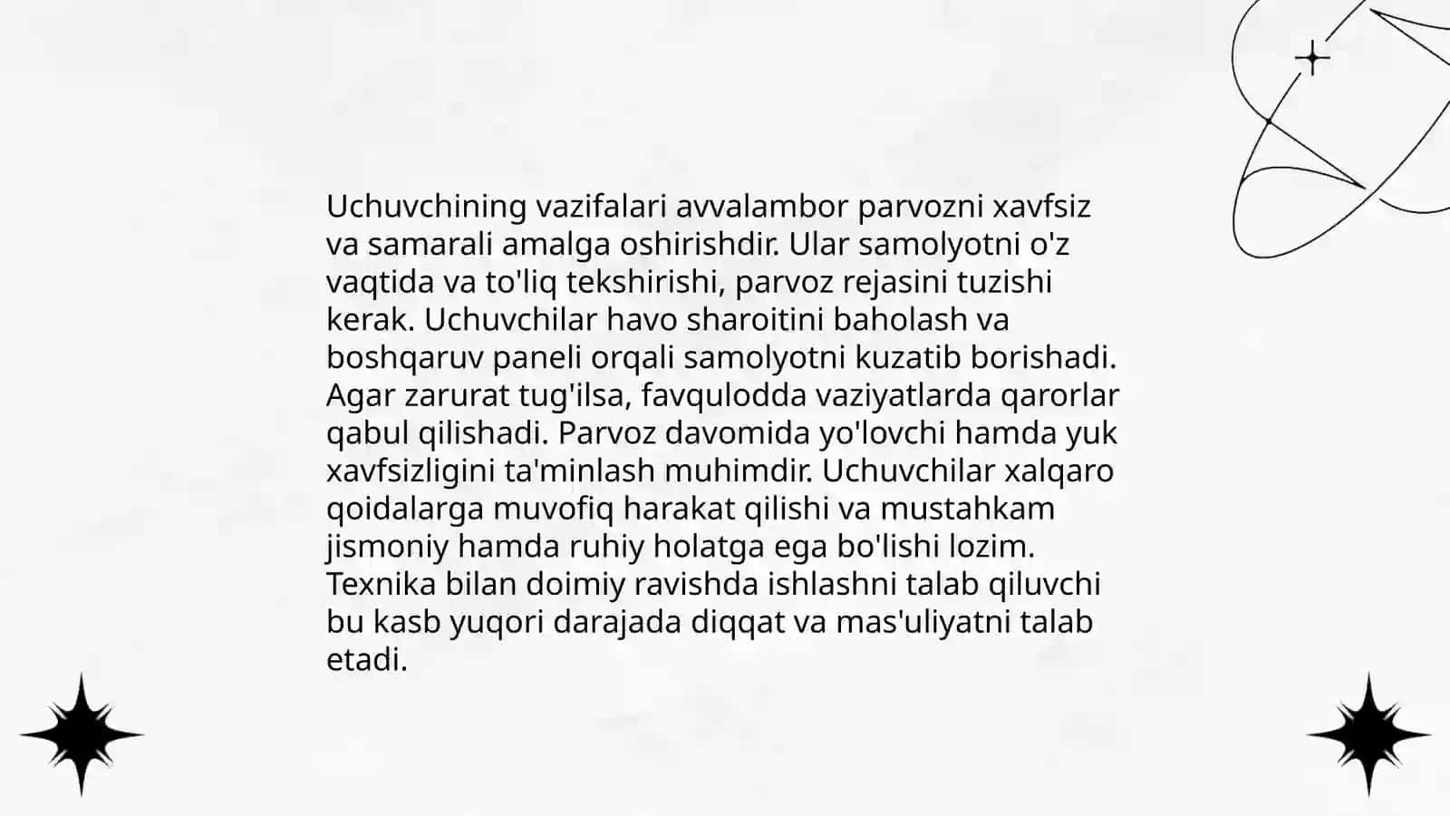 Uchuvchi kasbi 4