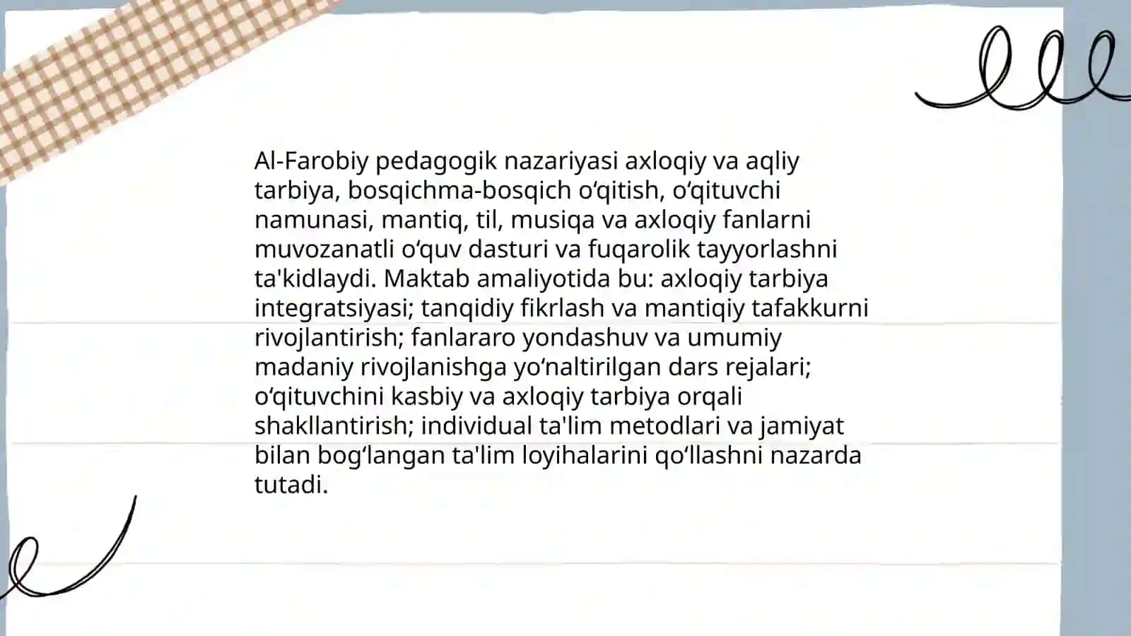 O'rta Osiyo Mutafakkirlarining Pedagogik Qarashlarining Zamonaviy Ta'limdagi Ahamiyati 4