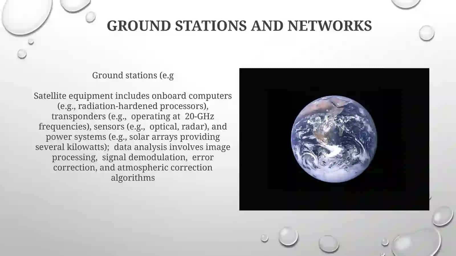 Artificial Earth Satellites Equipment Analysis 4