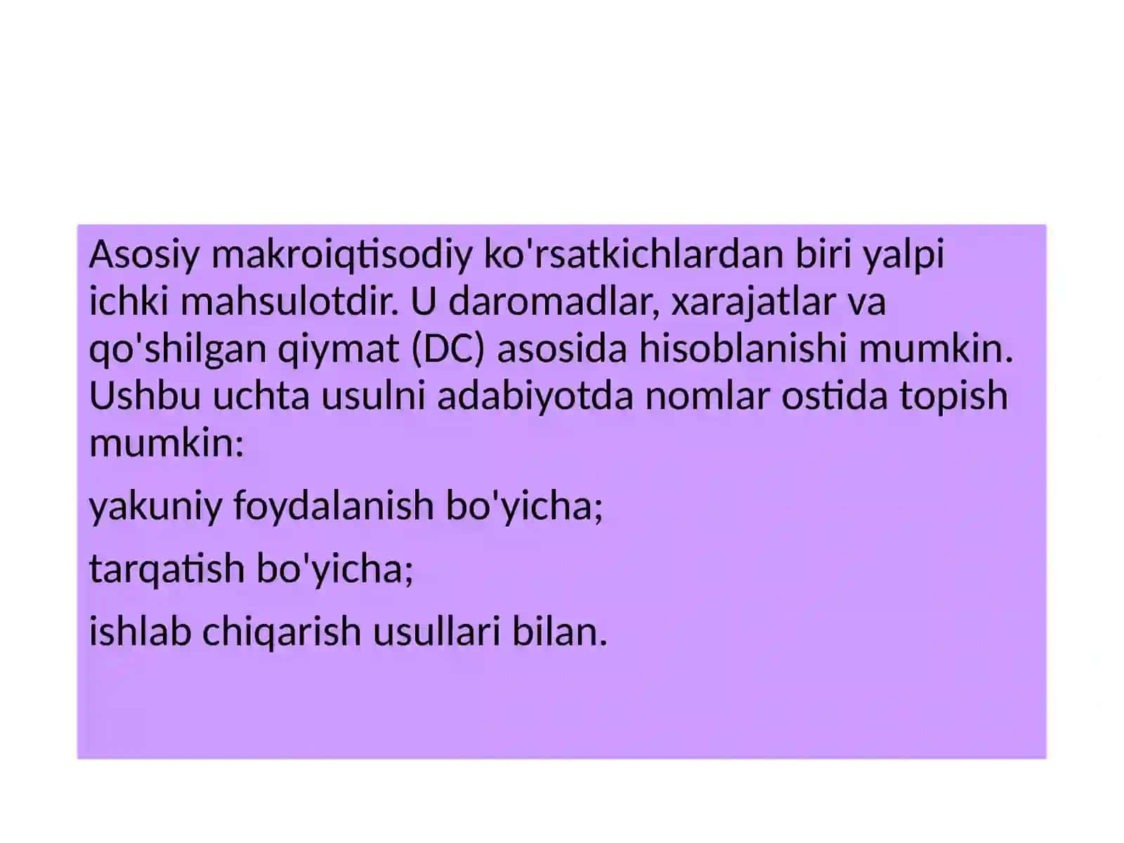Asosiy makroiqtisodiy kòrsatkichlar 4