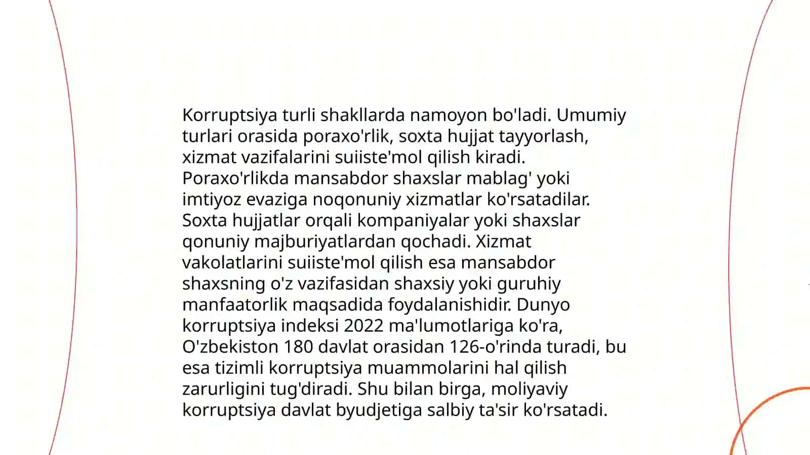 Korruptsiyaning mohiyati va uning oqibatlari 4