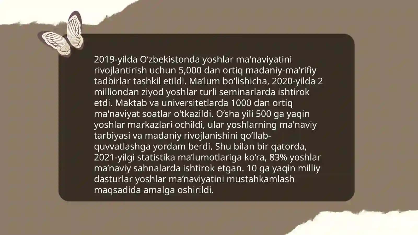 Ma'naviy qadriyatlarni tiklash 4