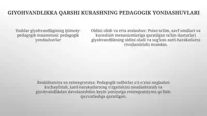Giyohvandlik Ijtimoiy-Pedagogik Muammo Sifatida 4