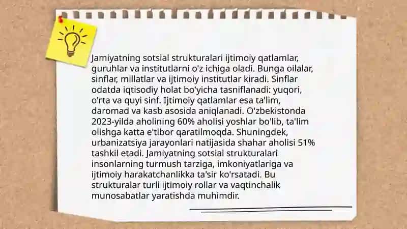 Jamiyat falsafasi.Jamiyatning tuzilishi va strukturasi 4