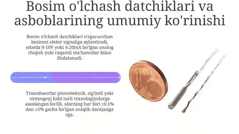 Bosim o'lchash o'zgartirgichlari va asboblari ustidan nazorat usullarining qiyosiy tahlili 4