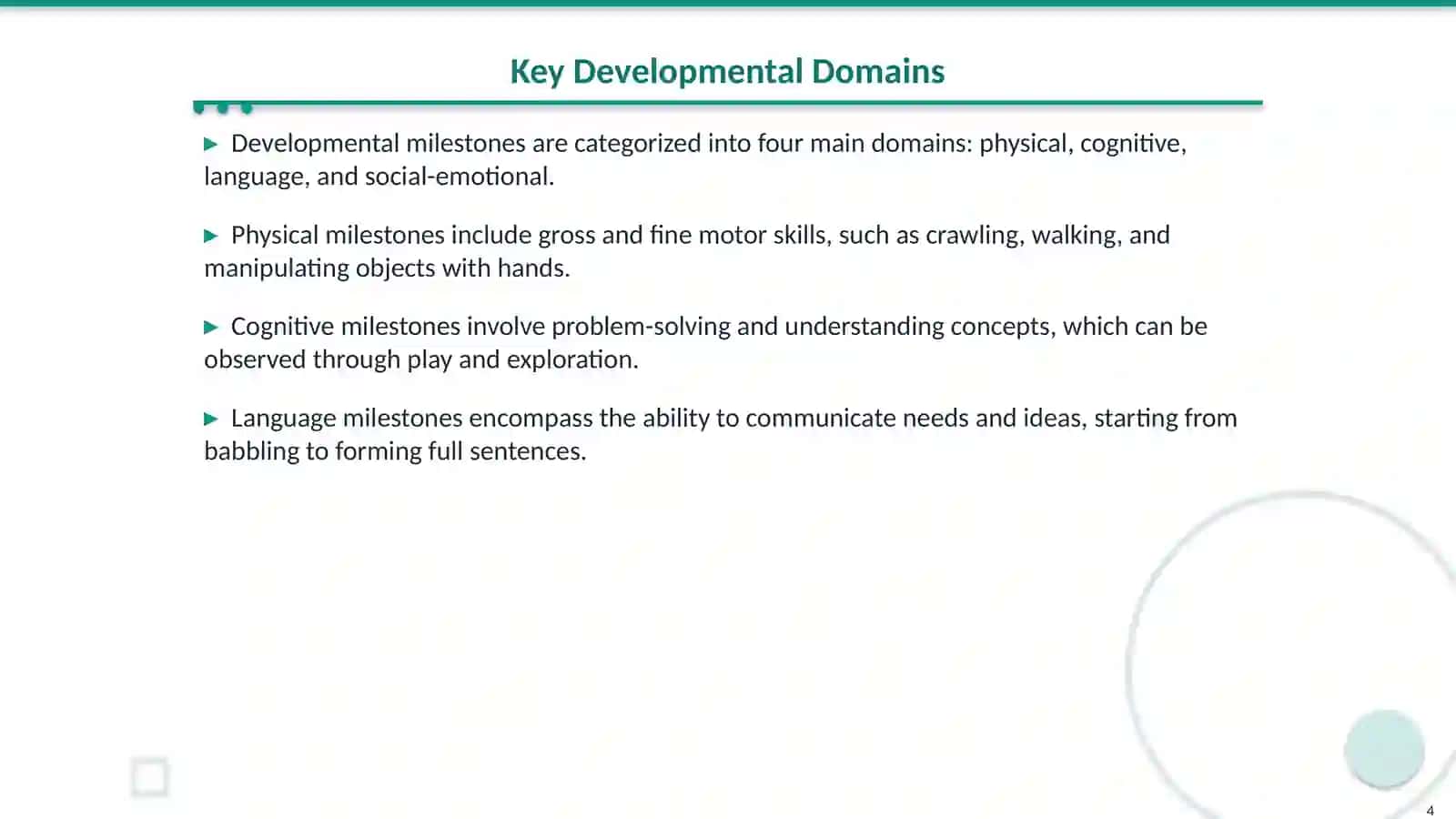 Understanding Developmental Milestones in Children 4