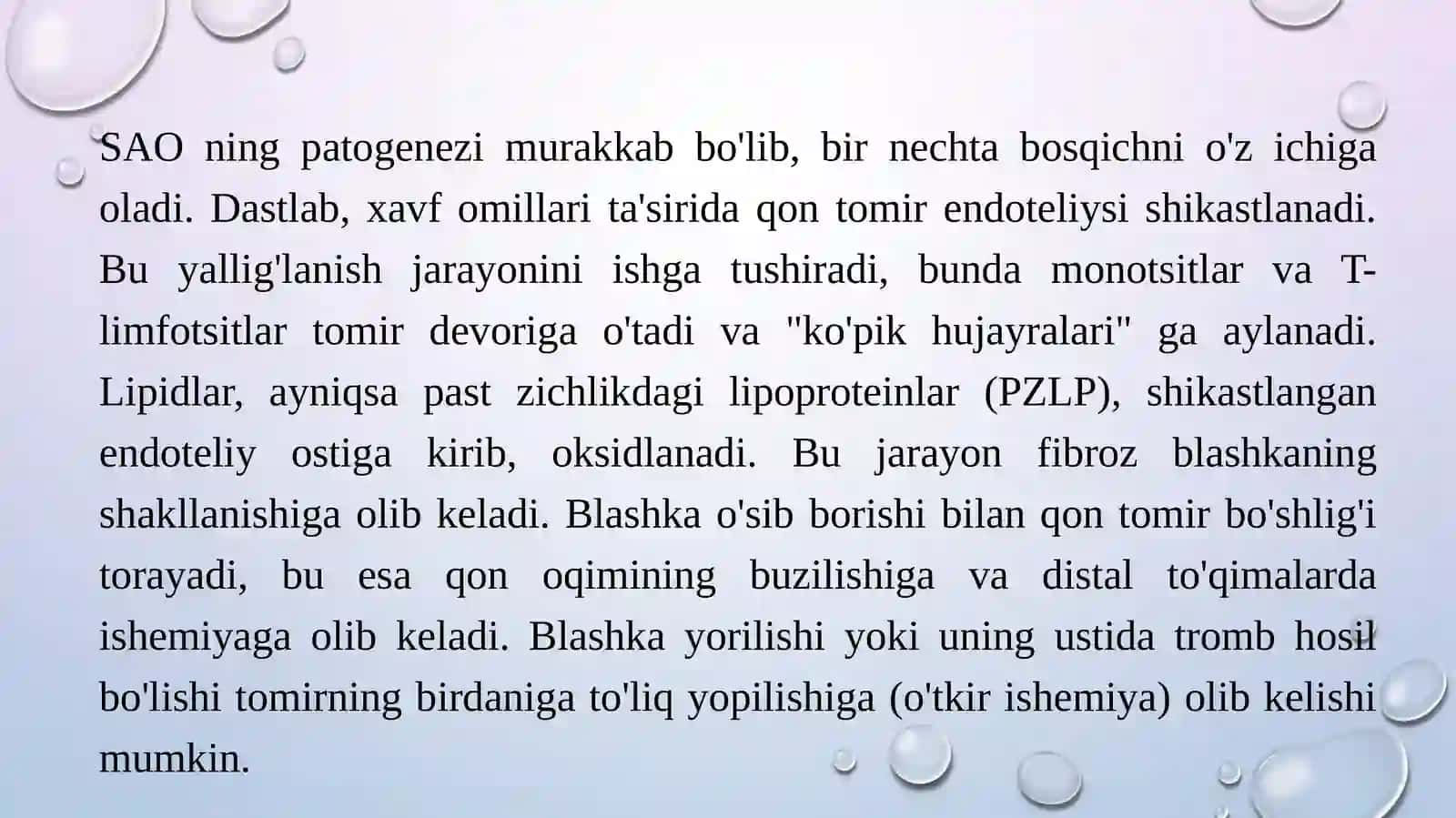 Arterial qon tomirlarni surunkali obliteratsiyasida zamonaviy davolash usullari 4