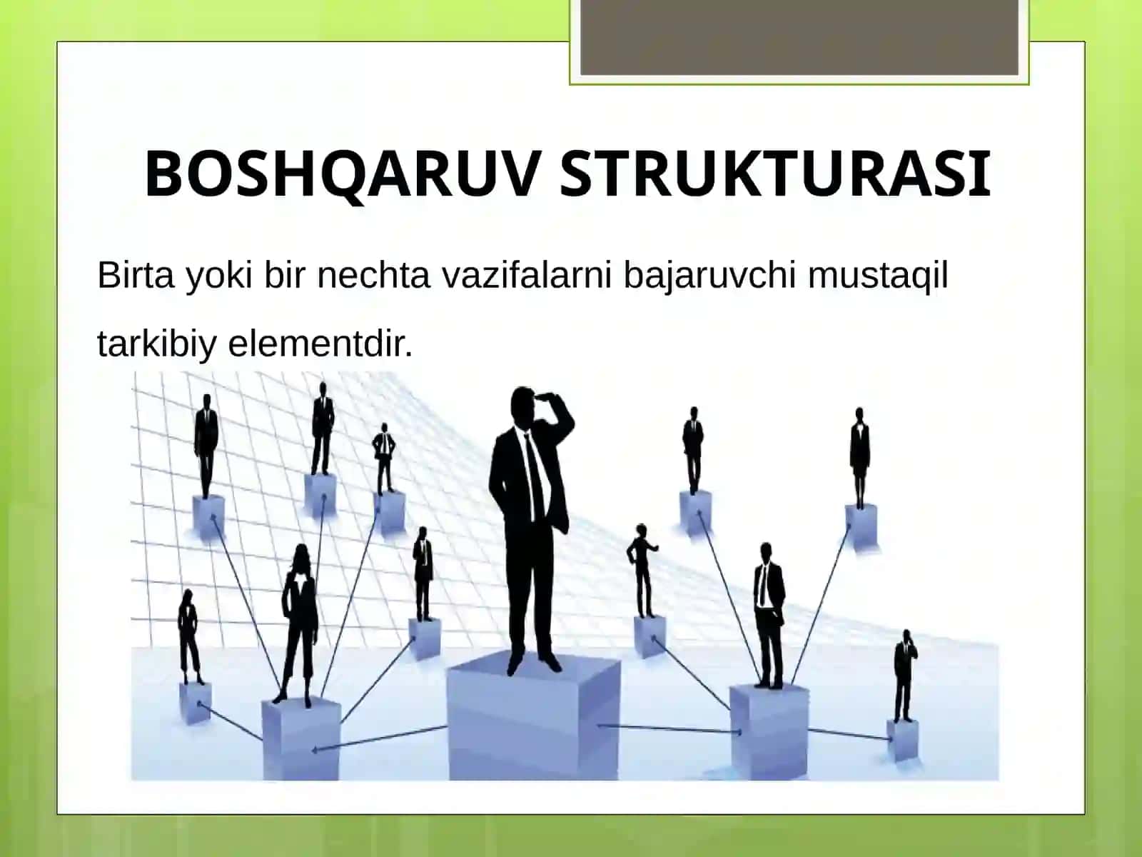 BOSHQARUVNING TASHKILIY STRUKTURALARI 4