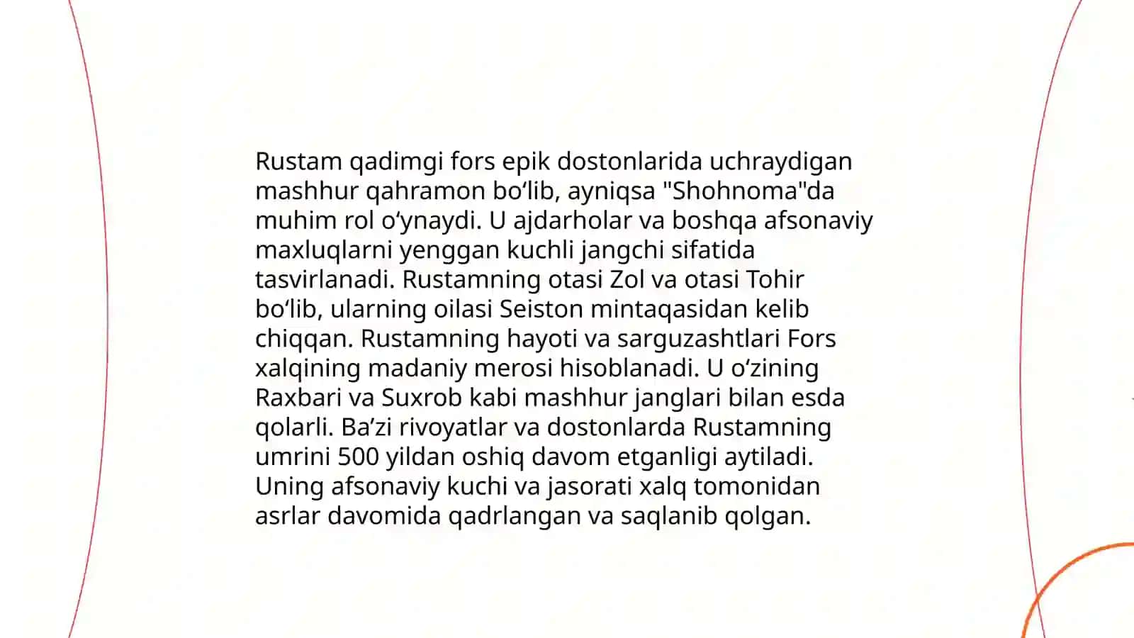 Alpomish va Shohnoma qahramonlari 4