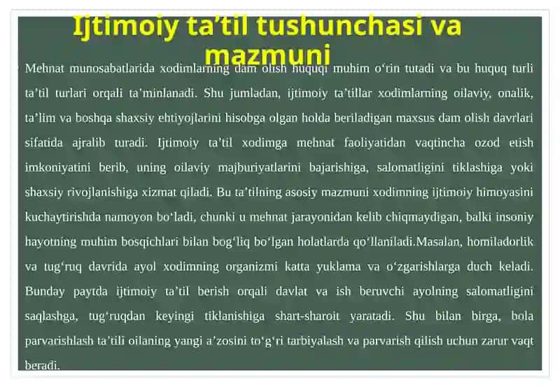 Ijtimoiy ta' til tushunchasi va turlari 4
