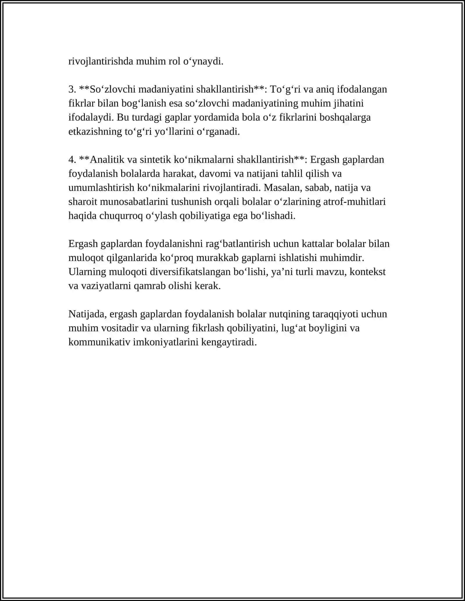 BOLALAR NUTQINI SINTAKTIK MEXANIZMLARINI SHAKLLANISHI 4