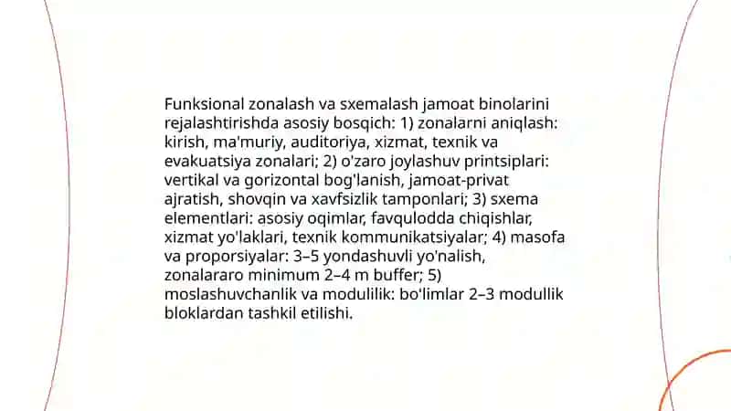 Jamoat binolarini rejalashtirish 4